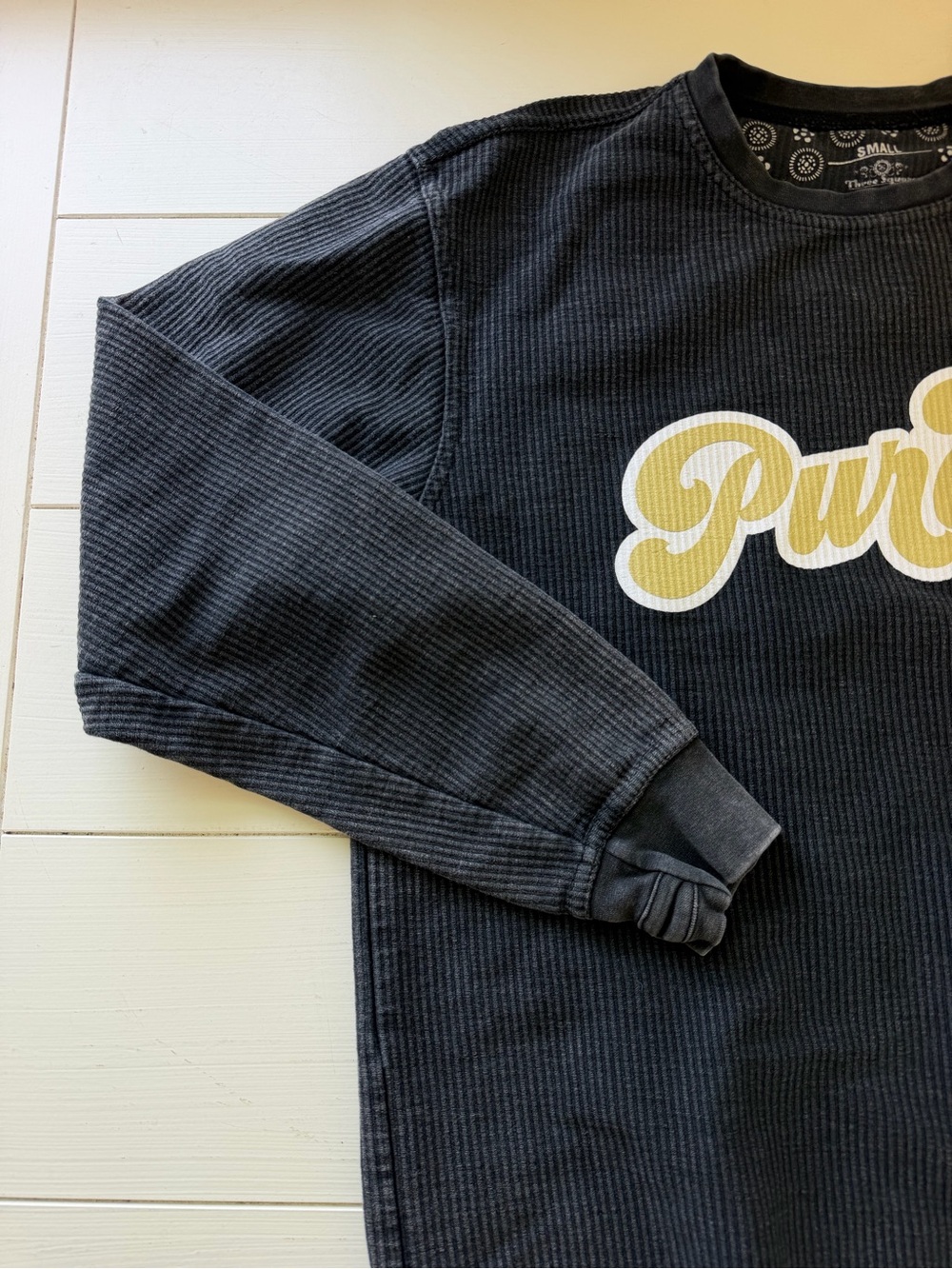 Purdue Ribbed Crewneck - Picture 2 of 3